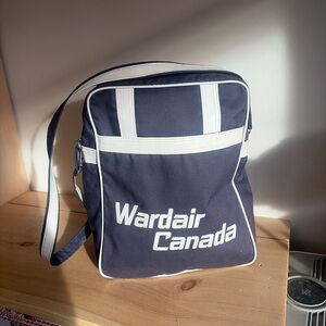 Vintage Wardair Canada carry on or personal luggage